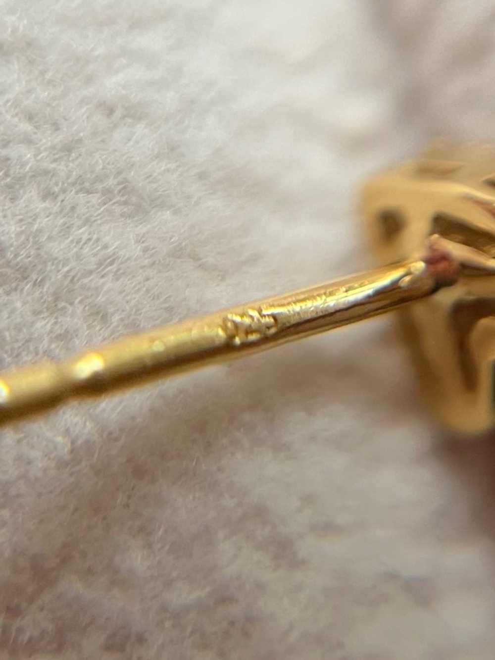 E050 | Natural Diamond Petite Heart Studs - Picture 5 of 6